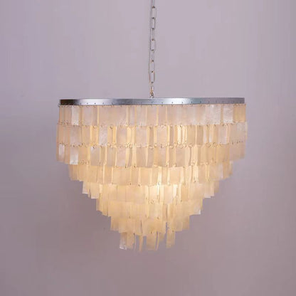 Vintage Heart Shell Chandelier for Home Lighting