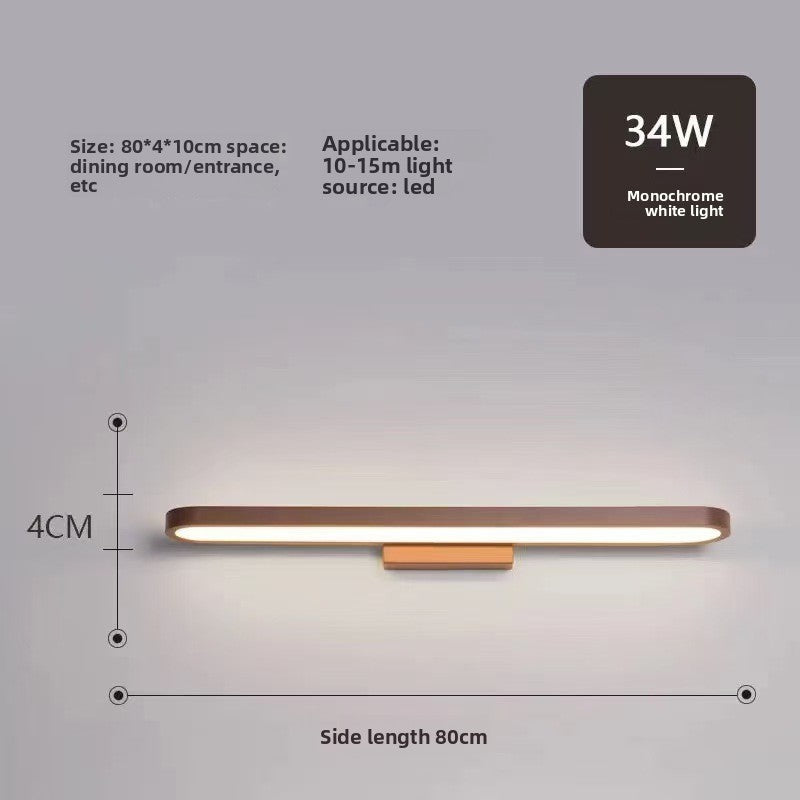 Minimalist Mirror Front Light with Adjustable Illumination