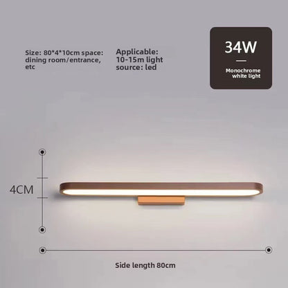 Minimalist Mirror Front Light with Adjustable Illumination