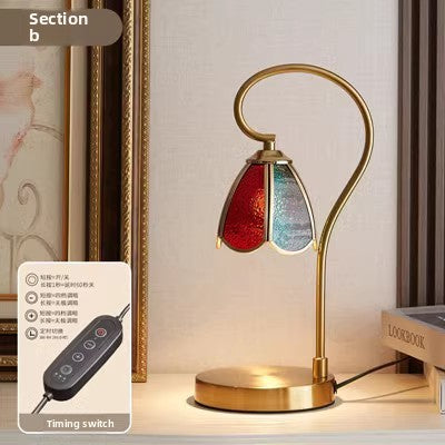 Retro Glass Wax Melting Lamp with Timer