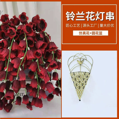 String Room Simulation Flower Decorative Lights Night Lights Proposal Valentine's Day Atmosphere Lights