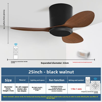 Minimalist Style Smart Ceiling Fan