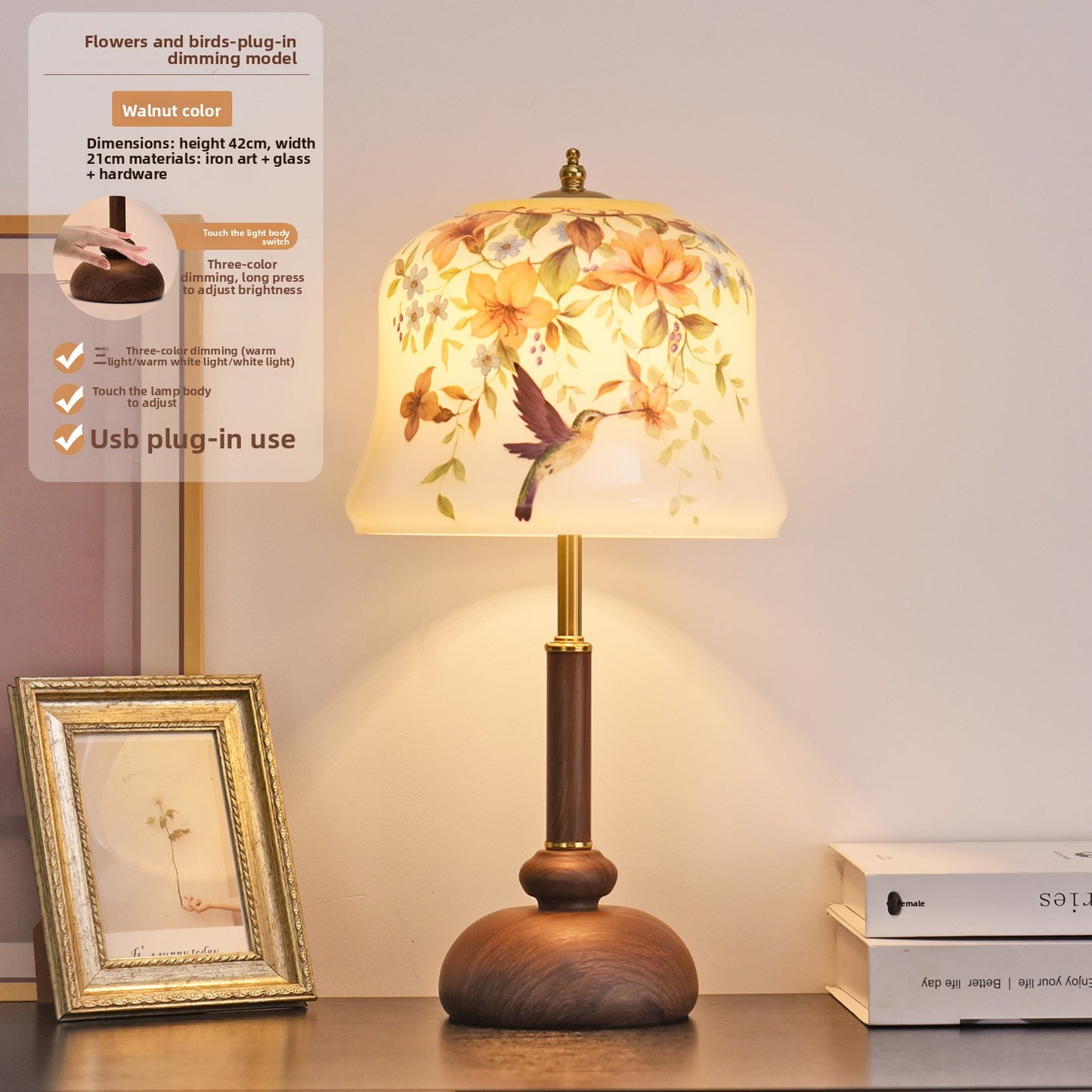 Medieval Style Dimmable Table Lamp