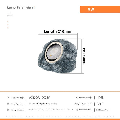 Waterproof Imitation Stone LED Flood Light for Outdoor Garden