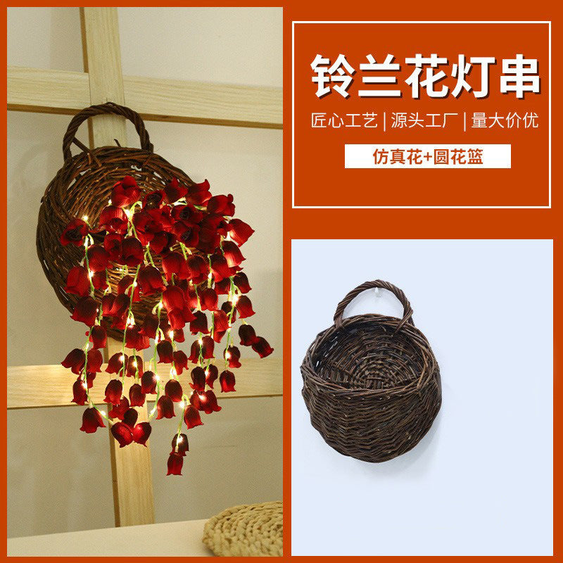 String Room Simulation Flower Decorative Lights Night Lights Proposal Valentine's Day Atmosphere Lights
