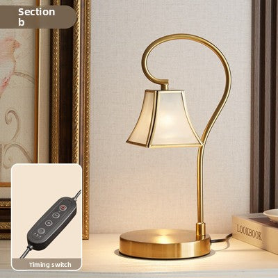 Retro Glass Wax Melting Lamp with Timer