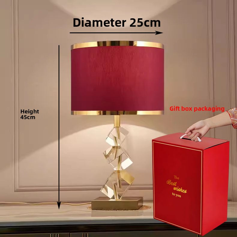Crystal Base Elegant Table Lamp