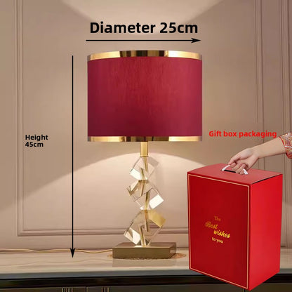 Crystal Base Elegant Table Lamp