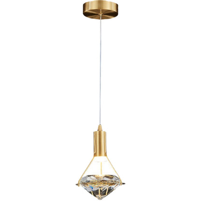 Diamond Crystal LED Ceiling Lamps