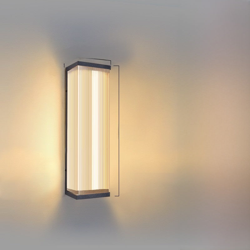 Outdoor Waterproof Block Wall Lamp