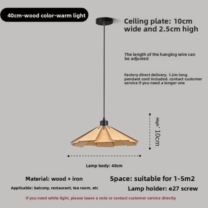 Wooden Hanging Lighting for Bar And Home