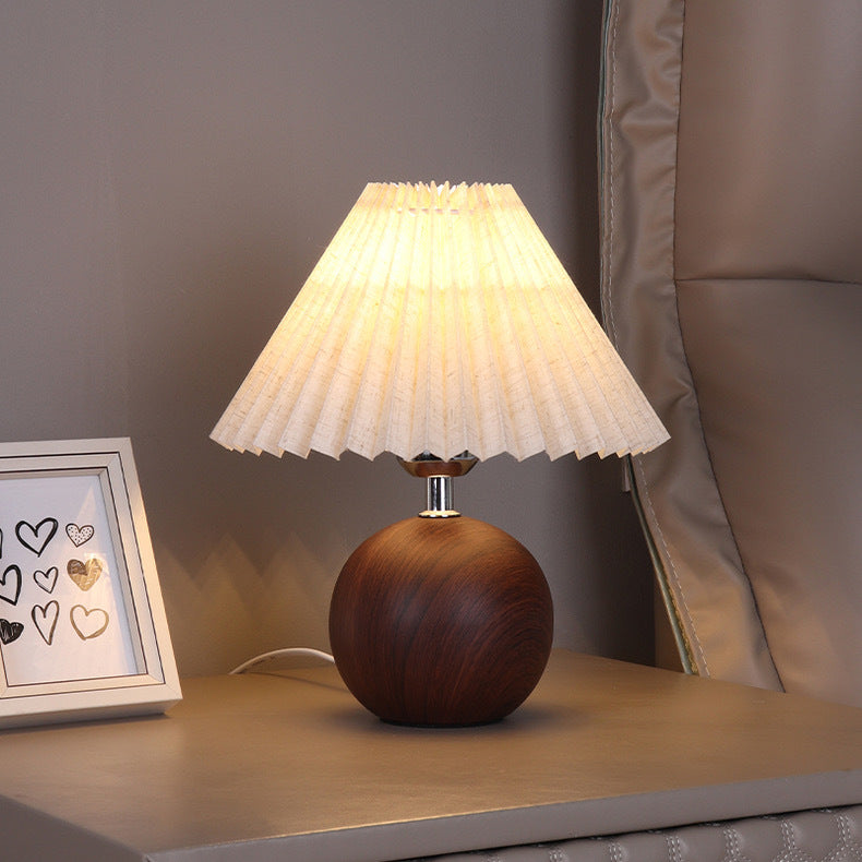Nordic Ceramic Bedside Table Lamp with Remote Control