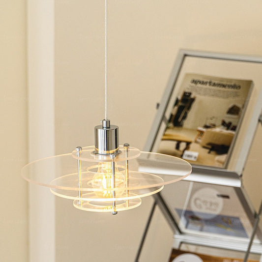 Bauhaus Style Glass Pendant Light