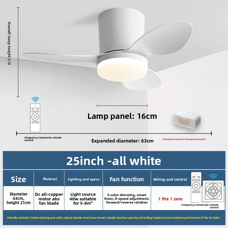 Minimalist Style Smart Ceiling Fan