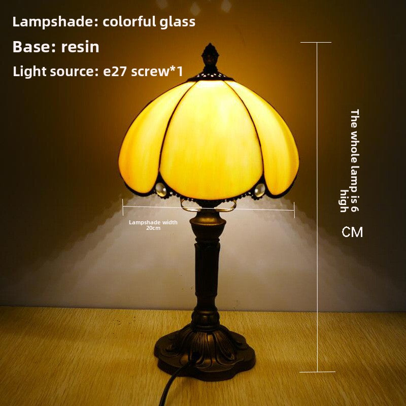 Tiffany Stained Glass Table Lamp