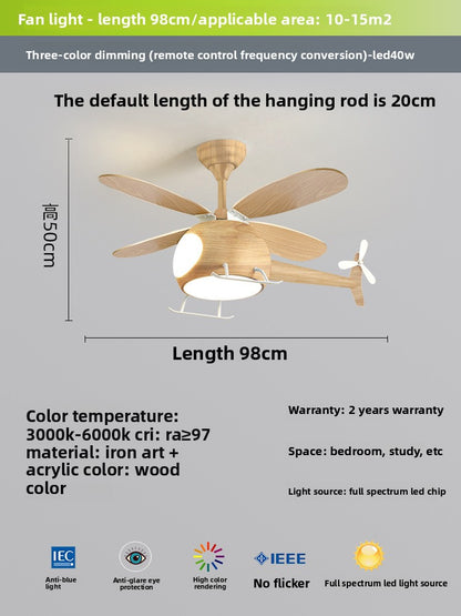 Smart Fan Light For Children Room