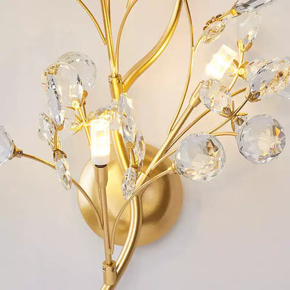 Crystal Bedroom Bedside Wall Lamp