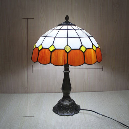 Tiffany Stained Glass Table Lamp