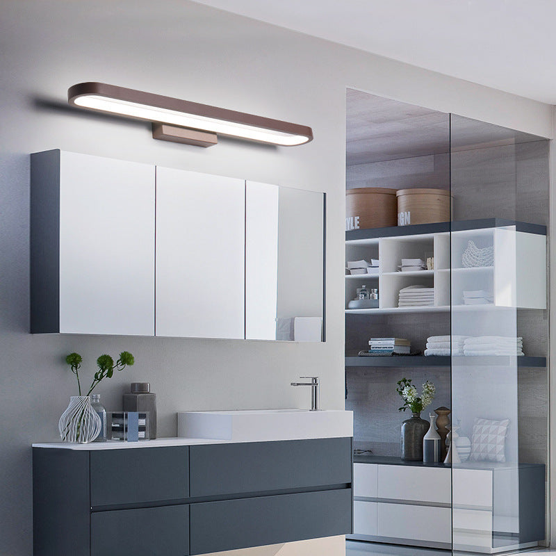 Minimalist Mirror Front Light with Adjustable Illumination
